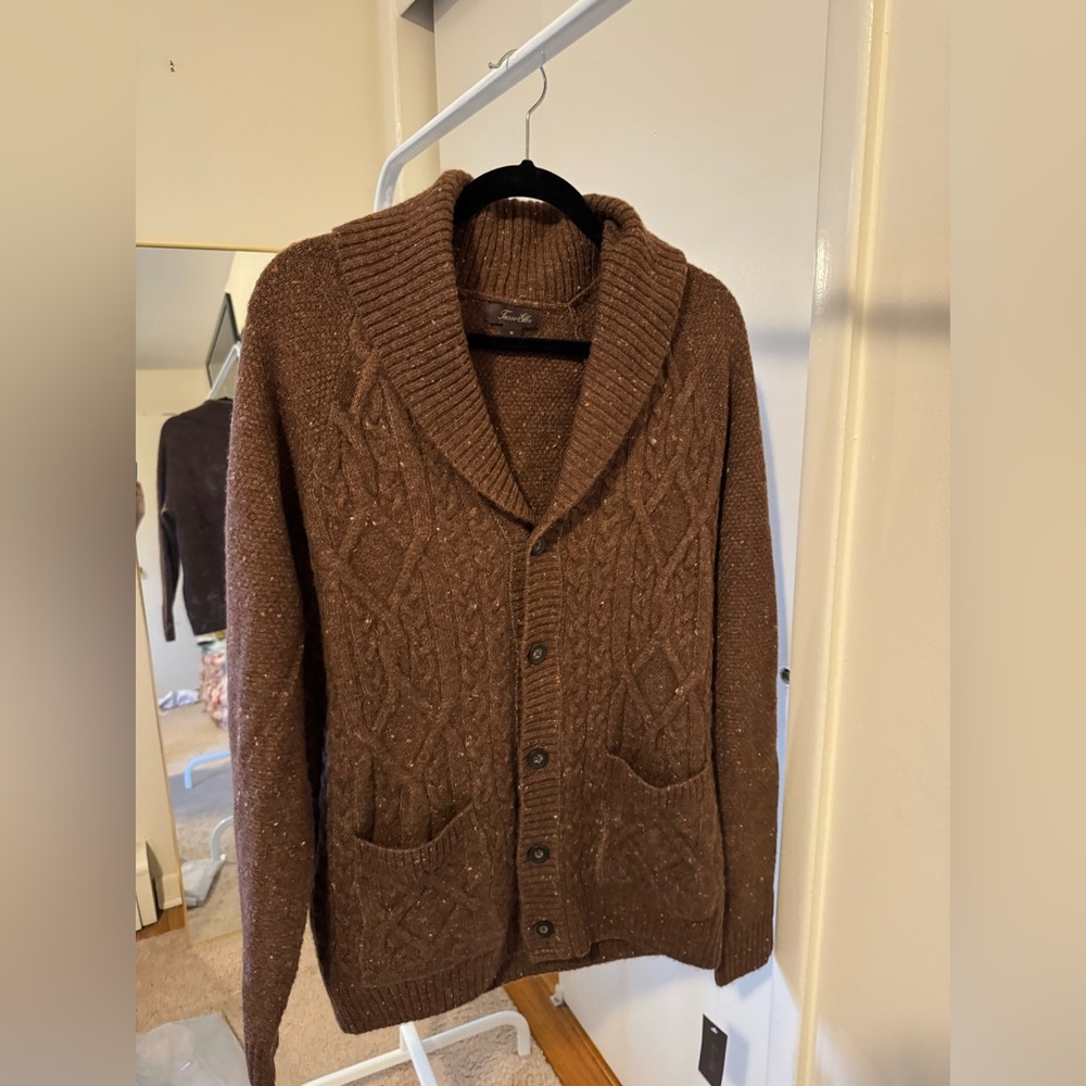Men’s Brown cardigan